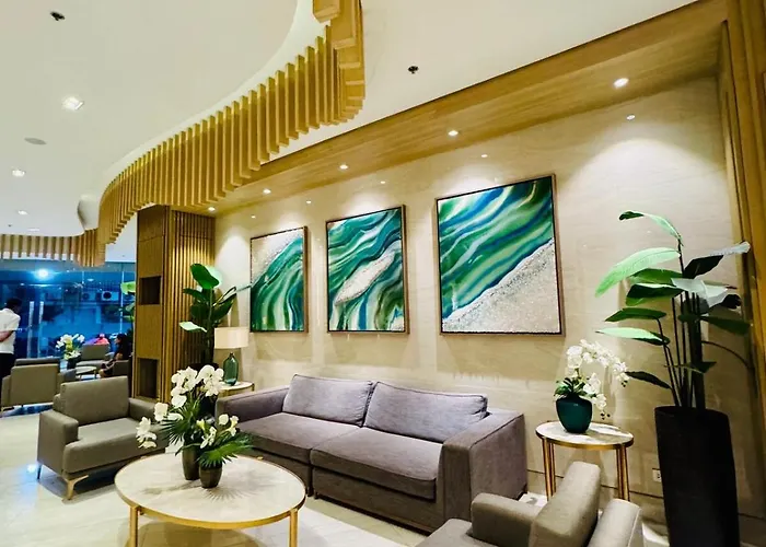 Stylish 1br At Lush Residences Makati With View * Manila